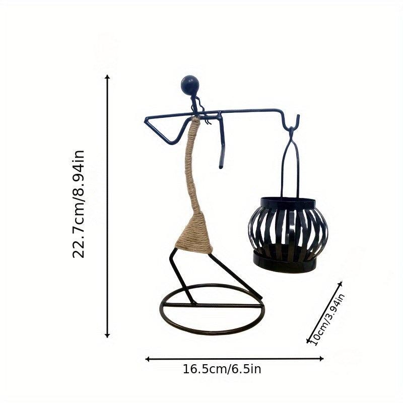 Best Online Shop in Australia - Wrought Iron Candle Holder Art - Emete store