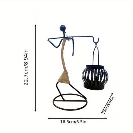 Best Online Shop in Australia - Wrought Iron Candle Holder Art - Emete store