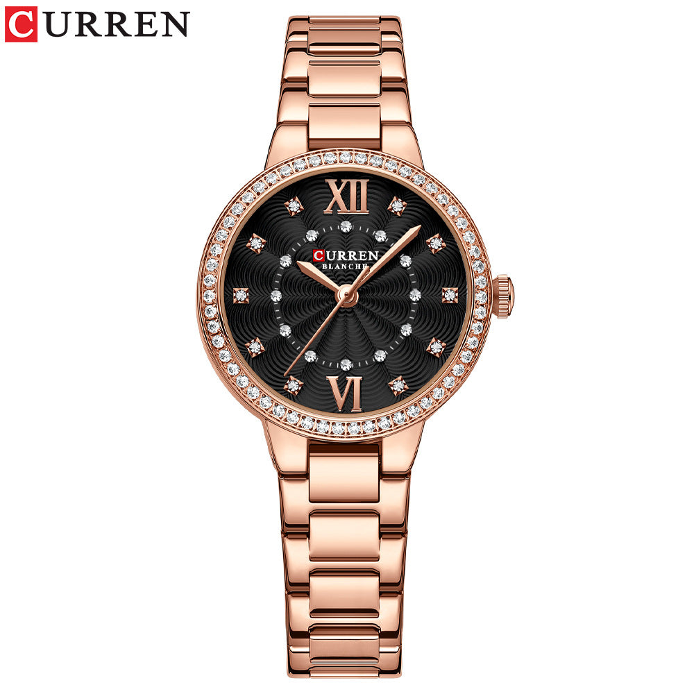 Ladies Watch Fashion Steel Band Watch Casual Ladies Watch - Emete store