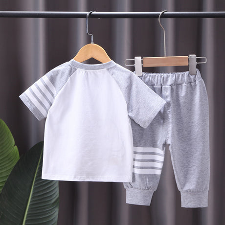 Best Online Shop in Australia - Boys Summer Korean Two-Piece Suit - Emete store