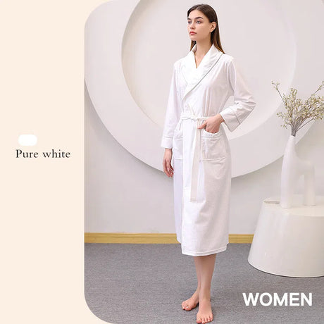 Best Online Shop in Australia - Couples Satin Bathrobe Quick Dry - Emete store
