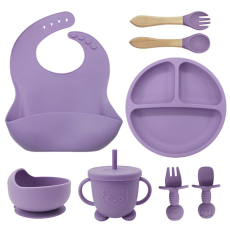 Best Online Shop in Australia - Baby Silicone Feeding Set 8PCS - Emete store