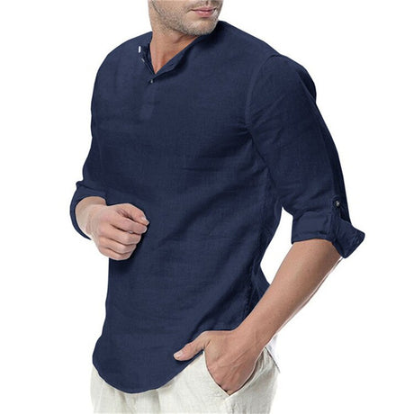 Best Online Shop in Australia - Men's Casual Breathable Solid Shirt - Emete store