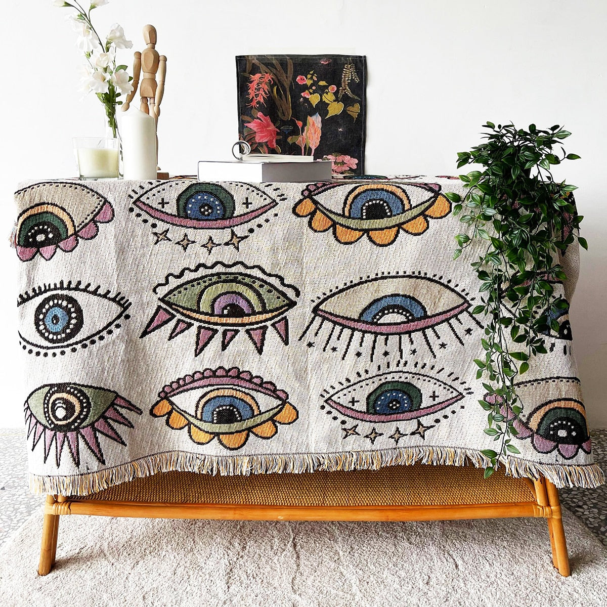 Best Online Shop in Australia - Evil Eye Beach Towel Blanket - Emete store