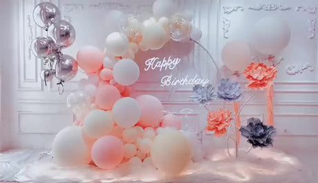 Best Online Shop in Australia - Retro Peach Latex Balloon Set - Emete store