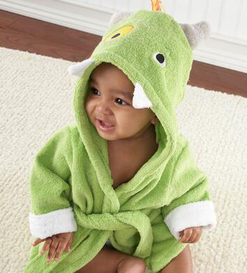 Best Online Shop in Australia - Cartoon Baby Hooded Bathrobe - Emete store