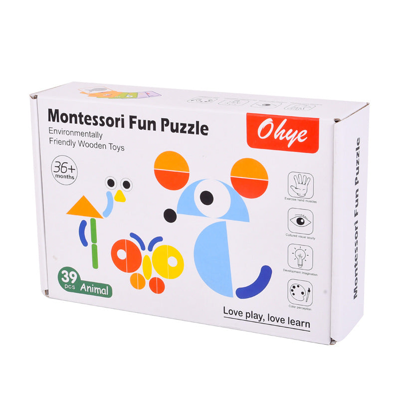 Best Online Shop in Australia - Montessori Kids Geometry Puzzle - Emete store