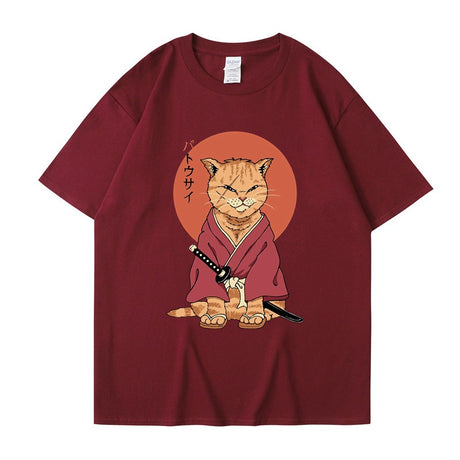 Best Online Shop in Australia - Cute ninja cat T-Shirt, summer style - Emete store