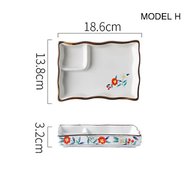 Best Online Shop in Australia - Dumpling & sushi ceramic plate - Emete store