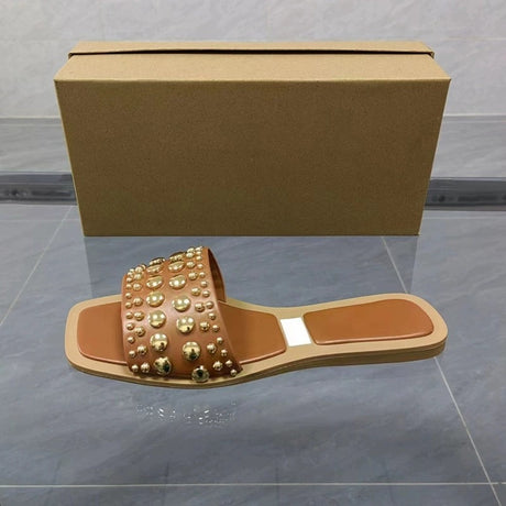 Best Online Shop in Australia - Square Toe Transparent Sandals - Emete store