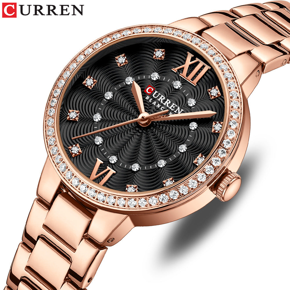 Ladies Watch Fashion Steel Band Watch Casual Ladies Watch - Emete store