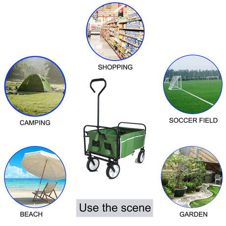 Best Online Shop in Australia - Foldable Green Wagon Cart - Emete store