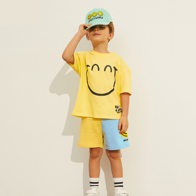 Best Online Shop in Australia - Kids Color Match Cotton Tee Set - Emete store