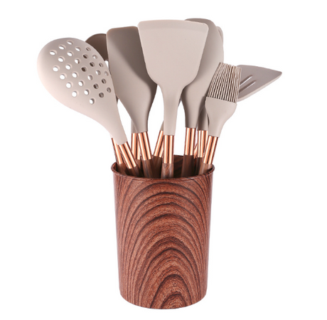 Best Online Shop in Australia - 10-Pc Wooden Handle Silicone Set - Emete store