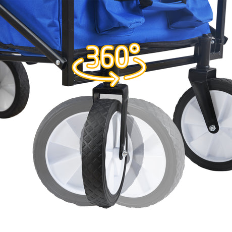 Best Online Shop in Australia - Folding Wagon Cart - Blue - Emete store