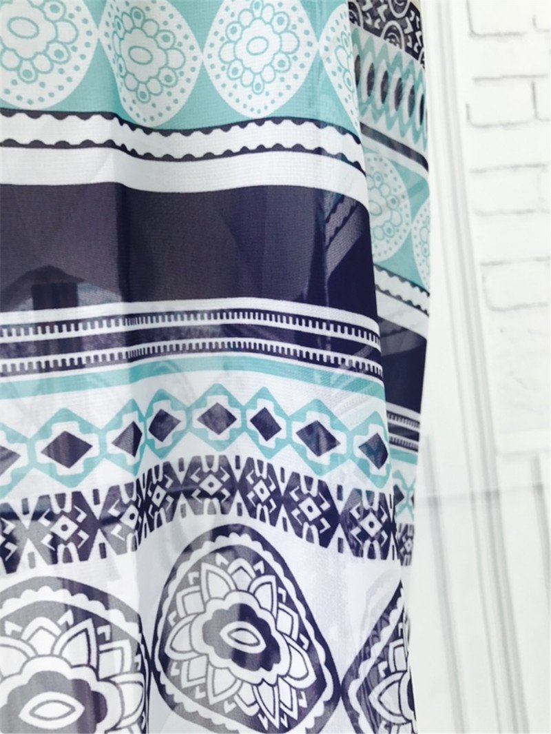 Best Online Shop in Australia - Tassel Print Chiffon Cover-Up - Emete store