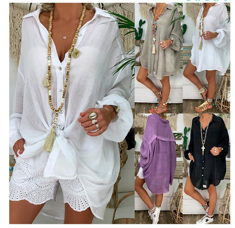 Best Online Shop in Australia - Women's Long Sleeves Casual Tops - Emete store
