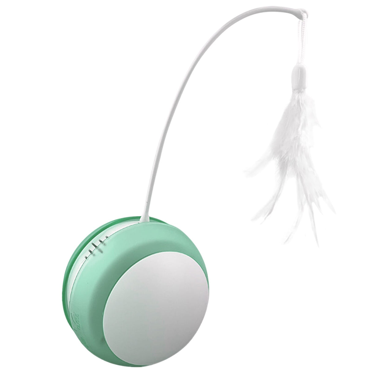 Funny Cat Toy Tumbler Swing Toys For Cats Kitten Interactive Balance Car Cat Chasing Toy Funny Sound And Light Feather Toy - Emete store
