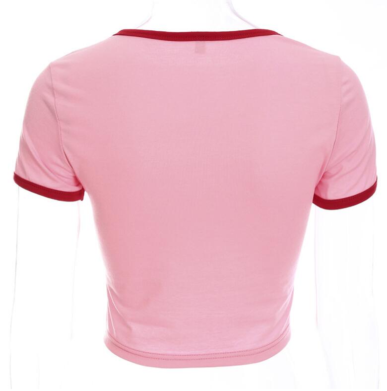 Best Online Shop in Australia - Summer Love heart Print Short Sleeve T-Shirt - Emete store