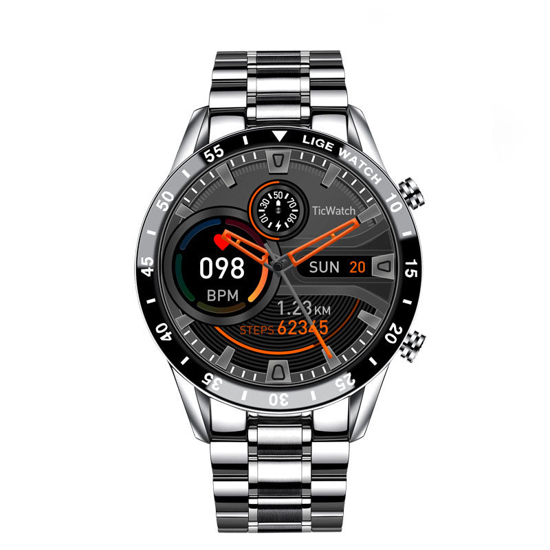 Multifunctional Smart Watch Bluetooth Call Pedometer Blood Pressure Heart Rate Detection Waterproof Watch - Emete store