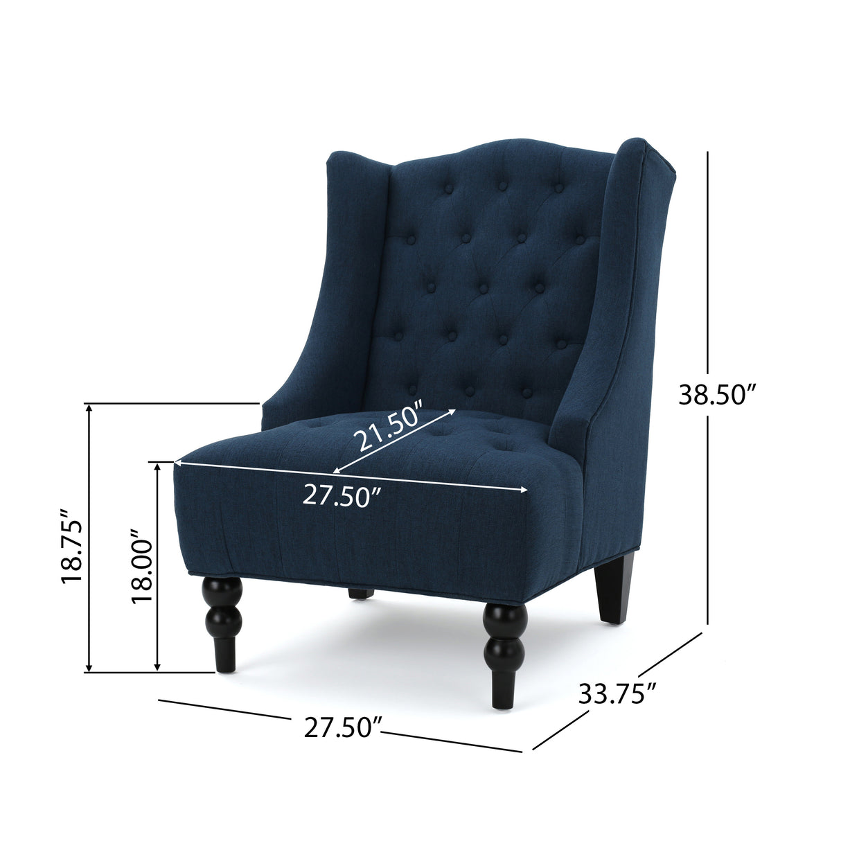 Best Online Shop in Australia - Upholstered Wingback Chair - Emete store