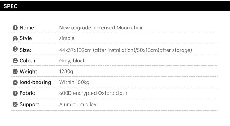 Best Online Shop in Australia - Portable Folding Moon Chair - Emete store