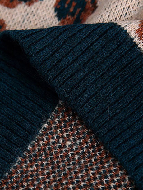 Best Online Shop in Australia - Retro Knit V-Neck Pullover - Emete store