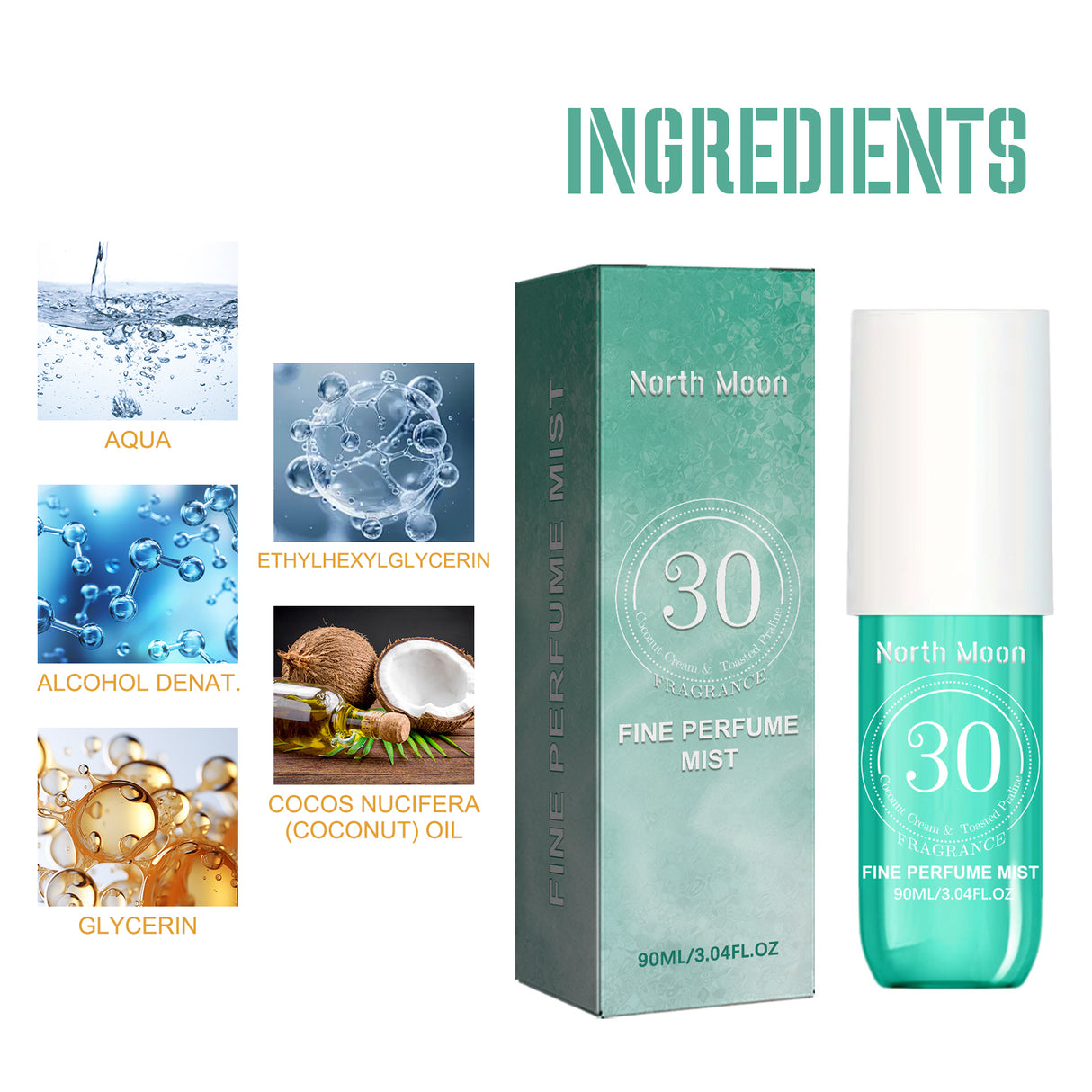 Perfume Spray Portable Natural Long-Lasting Fresh Light Fragrance Mild Niche Perfume - Emete store