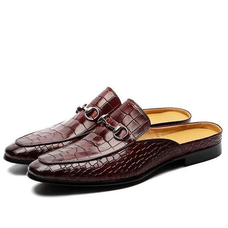 Best Online Shop in Australia - Men's Square Toe Leather Loafers - Emete store