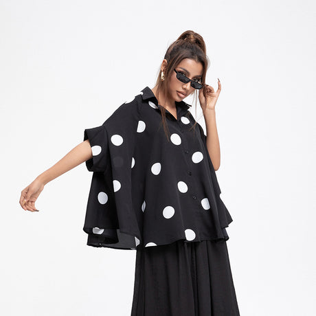 Best Online Shop in Australia - Chiffon Short Sleeve Shirt - Emete store