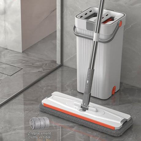 Best Online Shop in Australia - 33cm Flat Mop Set, 360° Spin - Emete store