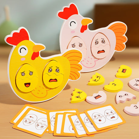 Best Online Shop in Australia - Wooden Face Battle Logic Game - Emete store