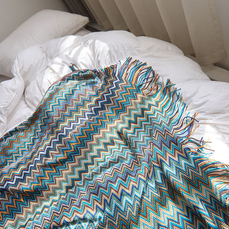 Best Online Shop in Australia - Bohemian knitted sofa blanket - Emete store