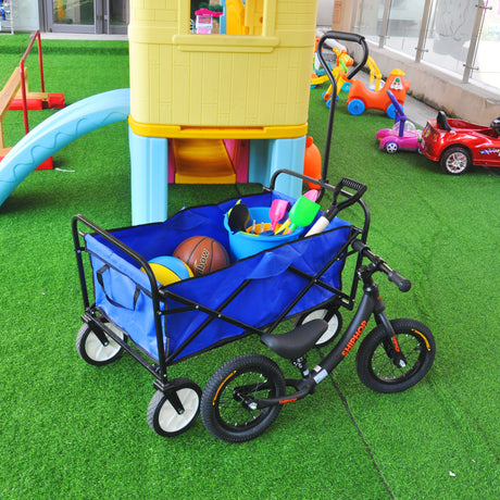 Best Online Shop in Australia - Folding Wagon Cart - Blue - Emete store