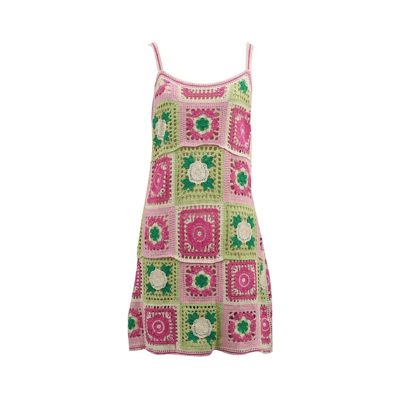 Best Online Shop in Australia - Sleeveless Crochet Beach Dress - Emete store