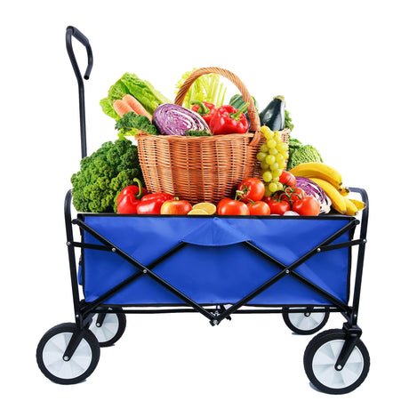 Best Online Shop in Australia - Folding Wagon Cart - Blue - Emete store