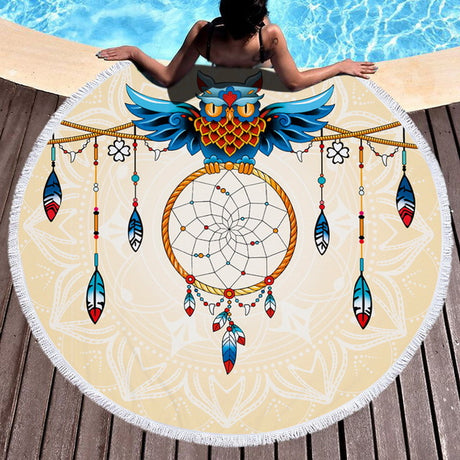 Best Online Shop in Australia - Urijk Tropical Leaf Beach Towel - Emete store