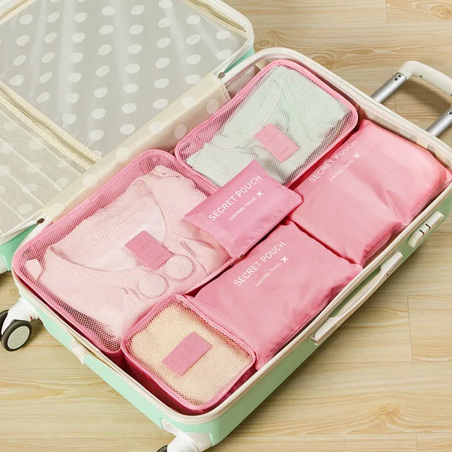 Best Online Shop in Australia - Travel Storage Bag Set - 6pcs - Emete store