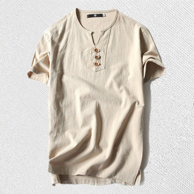 Best Online Shop in Australia - Men’s breathable linen T-shirt - Emete store
