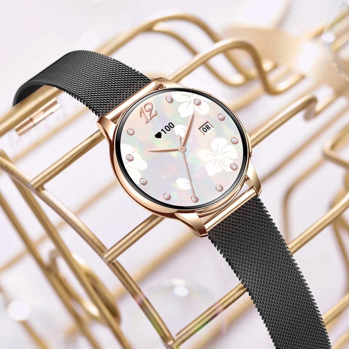 Y11 Women Smart Watches Bluetooth Phone Call Lady Fashion SmartWatch Sleep Monitor Calories Pedometer Bracelet Wristband - Emete store
