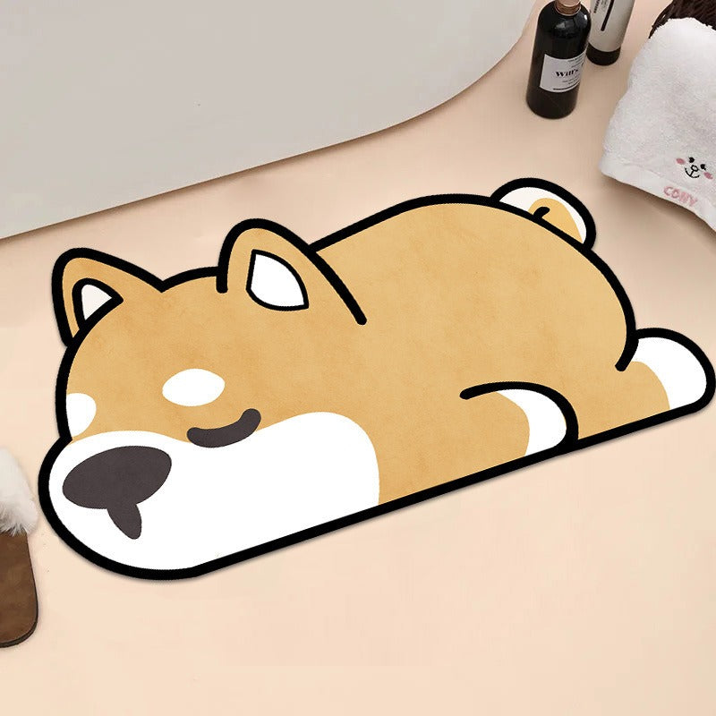 Best Online Shop in Australia - Panda Diatom Mud Non-Slip Bath Mat - Emete store