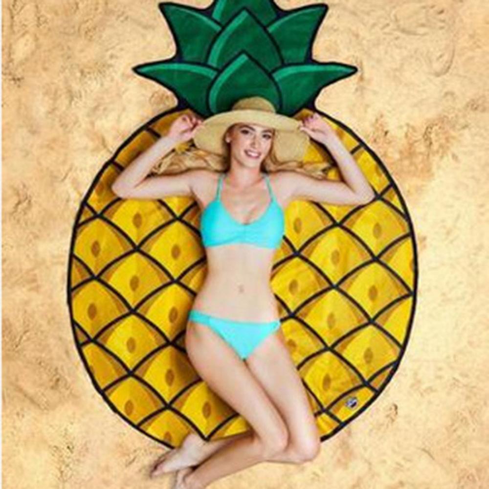 Best Online Shop in Australia - Boho Fruit Print Round Beach Towel - Emete store