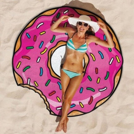 Best Online Shop in Australia - Boho Fruit Print Round Beach Towel - Emete store