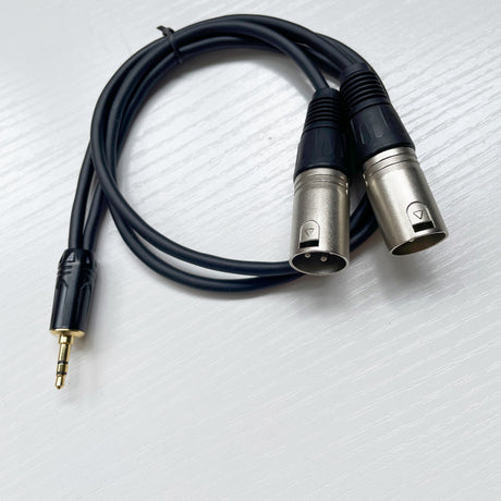 Best Online Shop in Australia - 3.5mm to Dual XLR Audio Cable - Emete store
