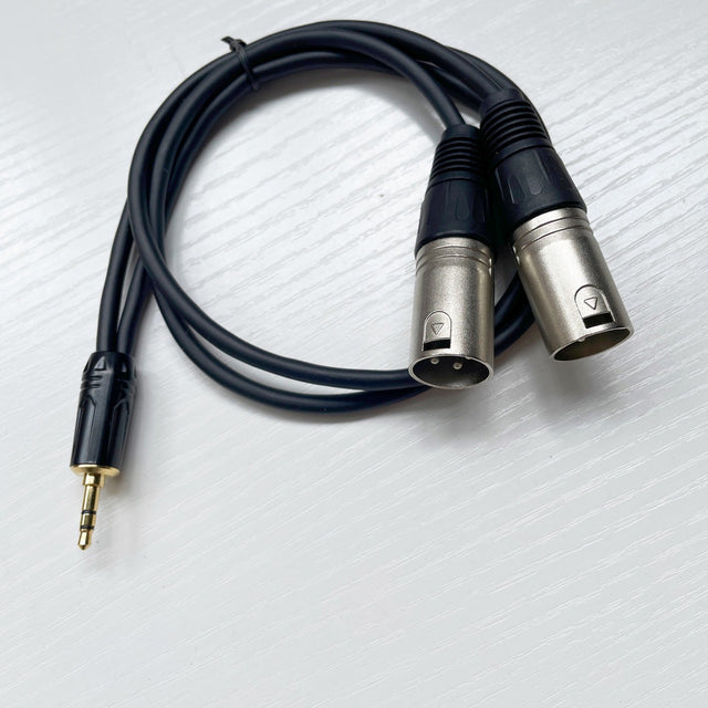 Best Online Shop in Australia - 3.5mm to Dual XLR Audio Cable - Emete store
