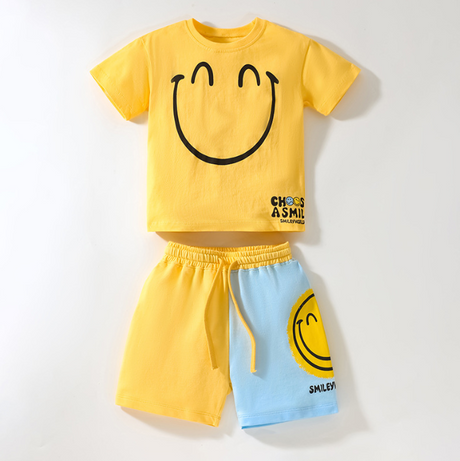 Best Online Shop in Australia - Kids Color Match Cotton Tee Set - Emete store
