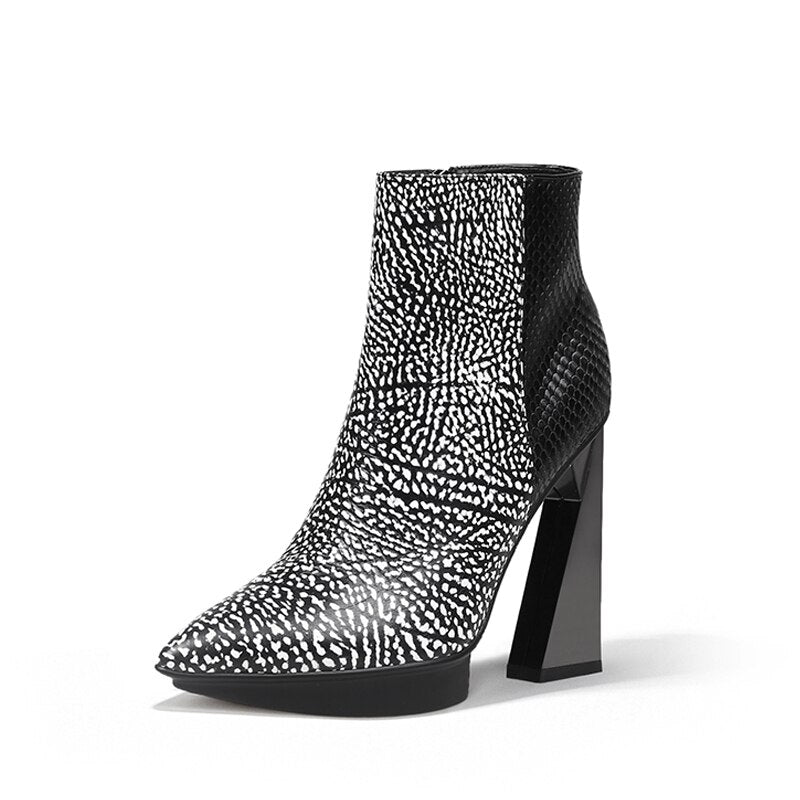 Best Online Shop in Australia - Women’s Leather Pointed Boots - Emete store