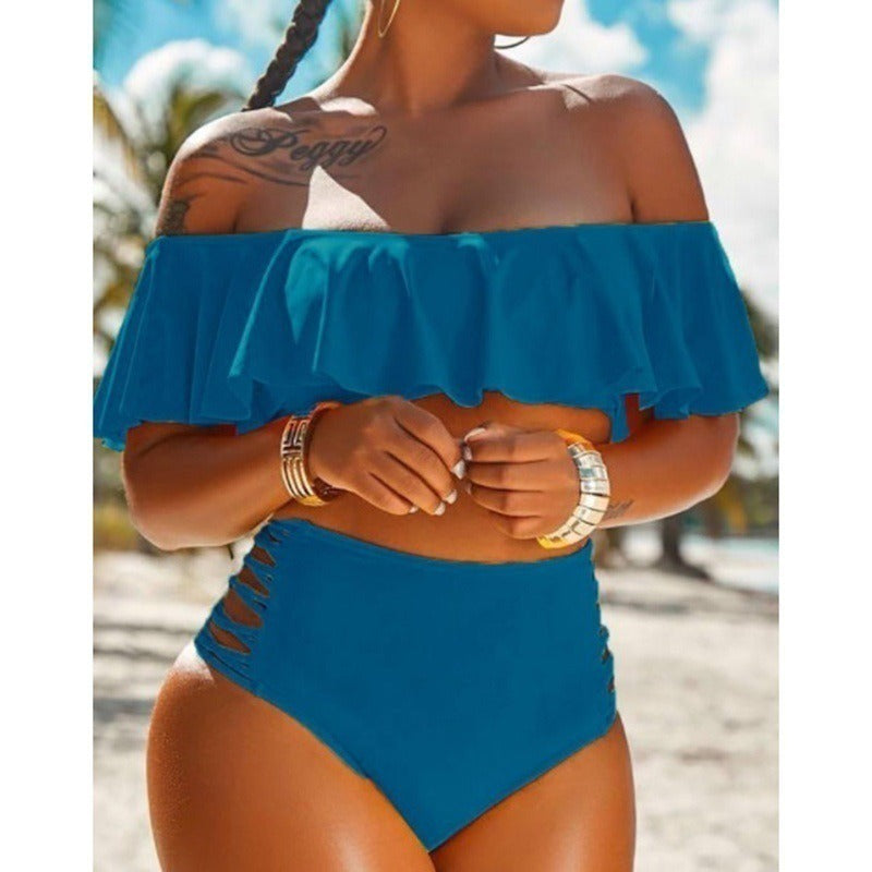 Best Online Shop in Australia - Summer Split Off-Shoulder Bikini - Emete store
