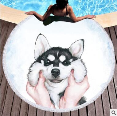 Best Online Shop in Australia - Kids Husky Tassel Beach Towel - Emete store