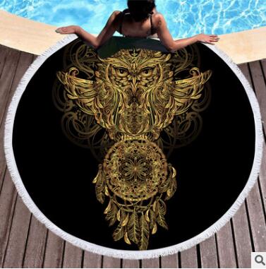 Best Online Shop in Australia - Owl Dreamcatcher Beach Towel - Emete store